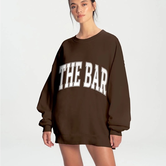 The Bar Chocolate Brown Sweatshirt - Picture 1 of 4